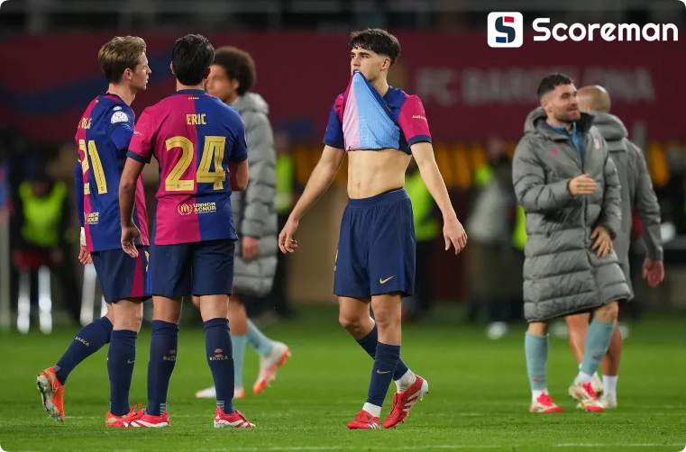 0-2→4-2→4-4! 바르셀로나, 아틀레티코와 코파 델 레이 4강 1차전 무승부